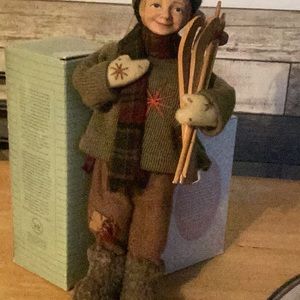 Male skier ,doll,super cute .